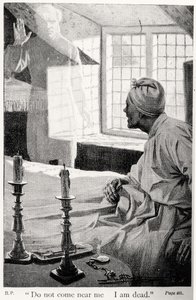 不要靠近我，我死了，查尔斯狄更斯的圣诞颂歌插图（1812-70） 作者 英语学校